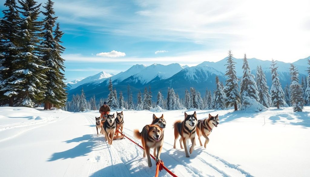 Fairbanks dog sledding experiences