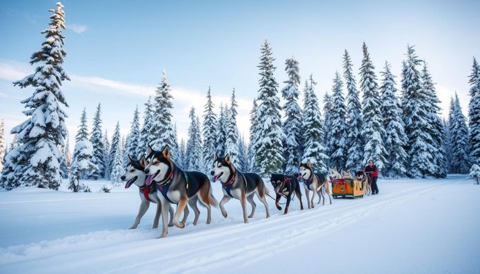 Fairbanks dog sledding experiences