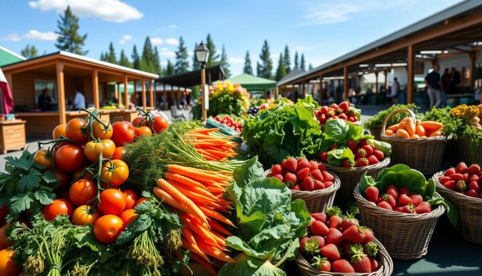 Fairbanks farmers markets summer produce