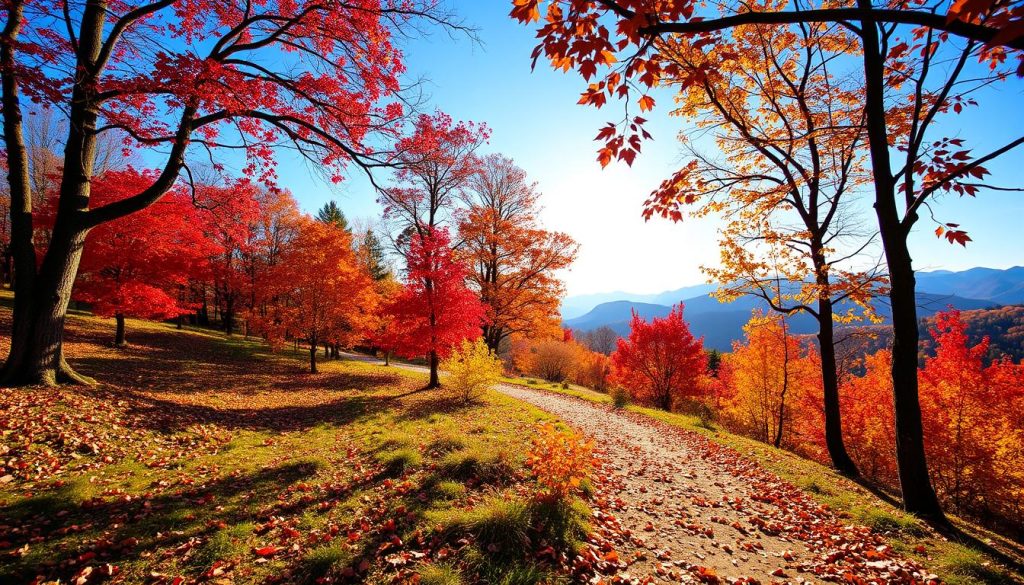 Fall hikes through colorful landscapes Fall hikes through colorful landscapes