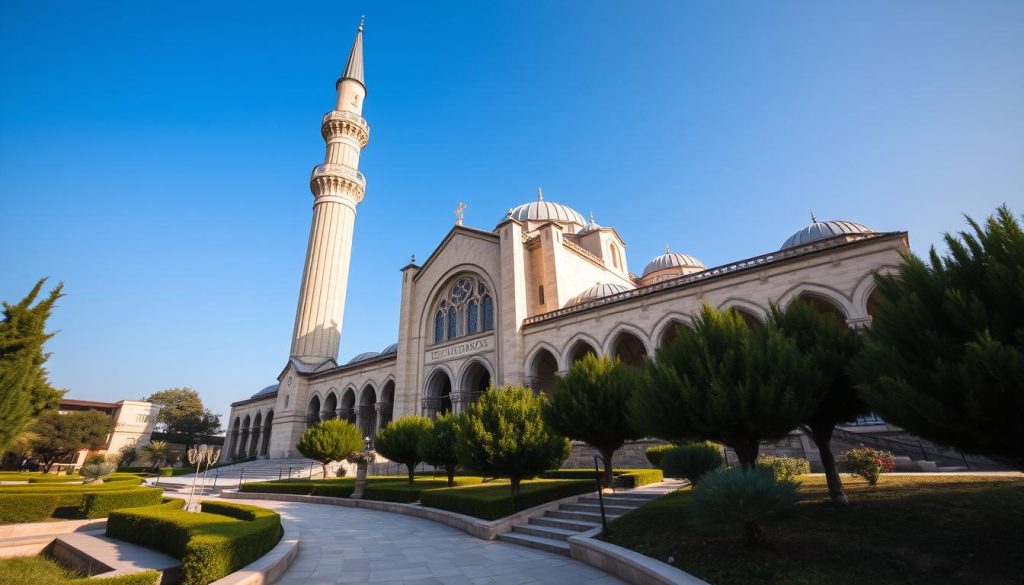 Famagusta sightseeing at Lala Mustafa Pasha Mosque