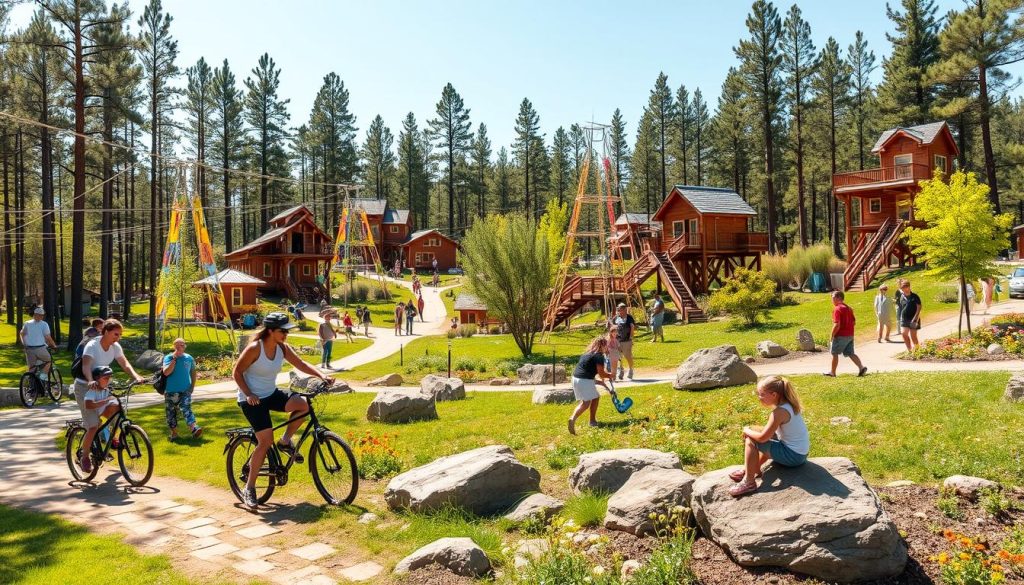 Family adventure park unique outdoor activities Family adventure park unique outdoor activities