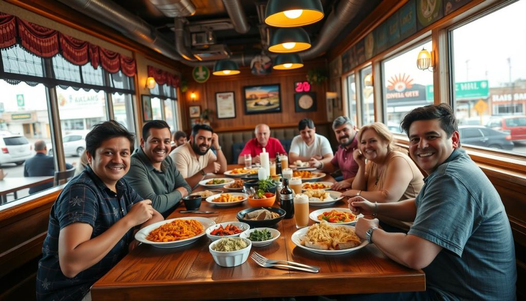 Family dining in Bowling Green