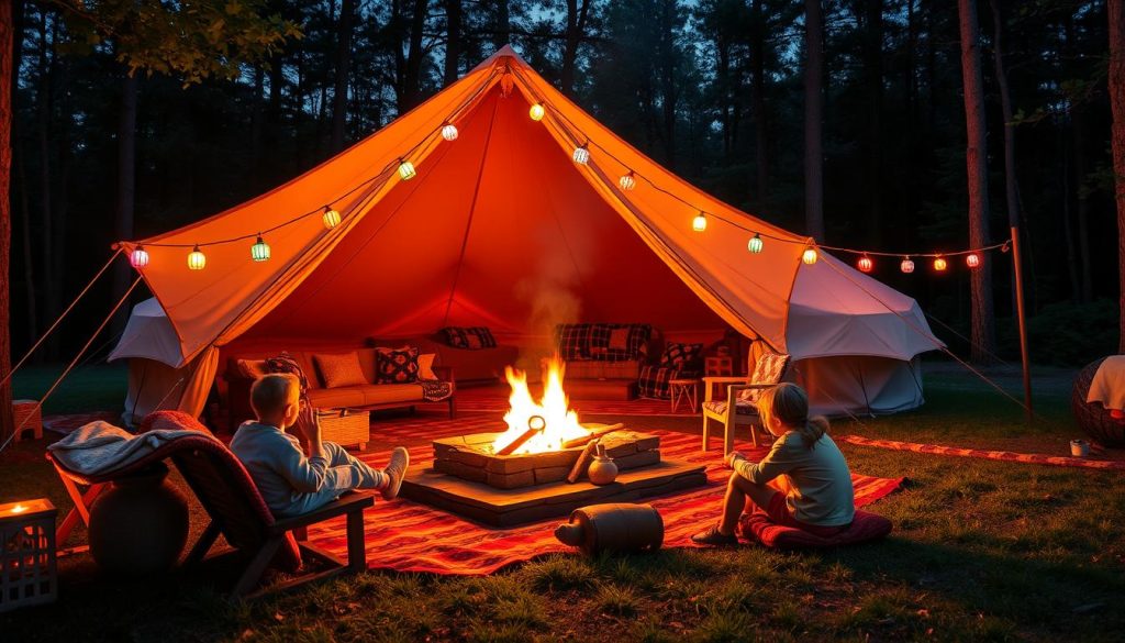 Family-friendly glamping experience Family-friendly glamping experience