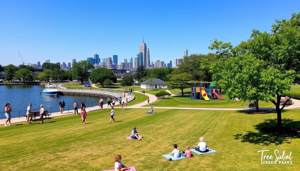 Family-friendly parks Jersey City