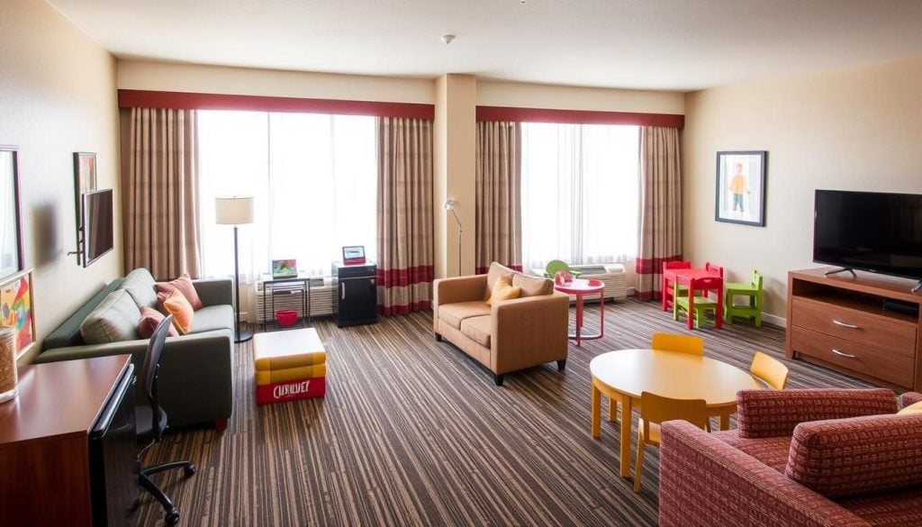 Family-friendly suites in Fort Wayne