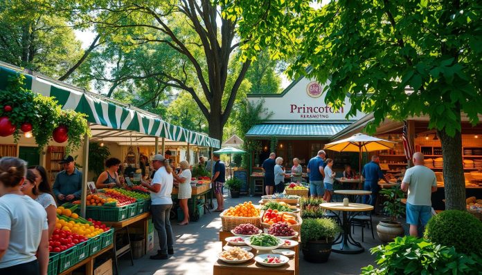 Farmers markets and farm-to-table restaurants in Princeton