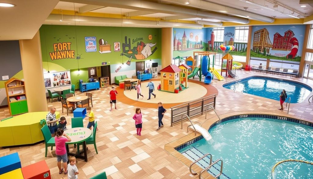 Fort Wayne hotels with amenities for kids