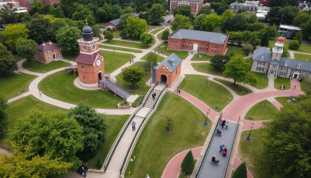 Frankfort historic site accessibility