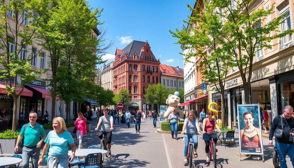 Frankfort pedestrian-friendly Frankfort pedestrian-friendly