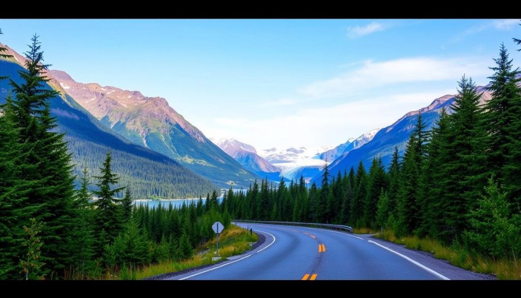 Getting to Mendenhall Glacier by car Getting to Mendenhall Glacier by car