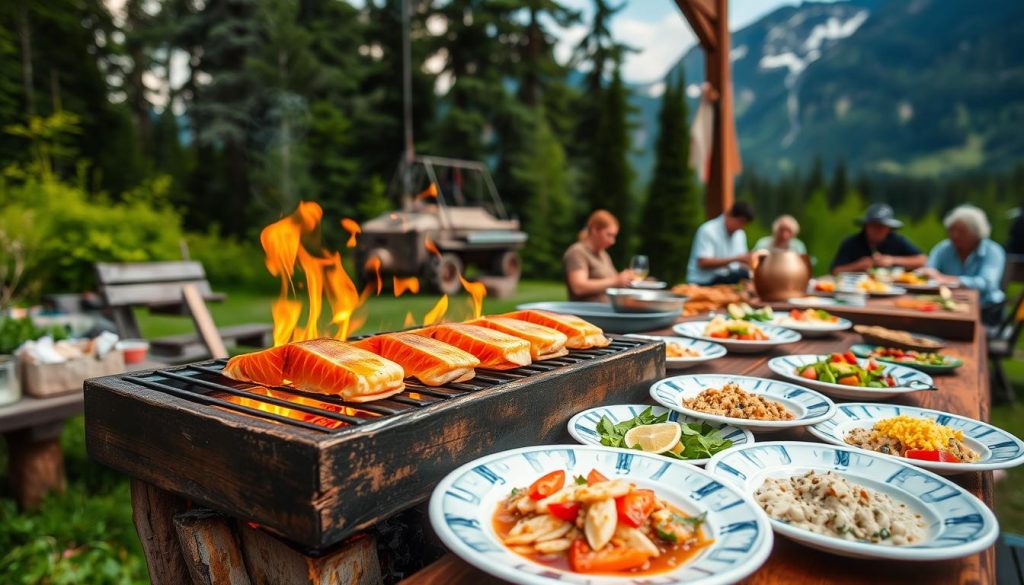 Gold Creek Salmon Bake experience Gold Creek Salmon Bake experience