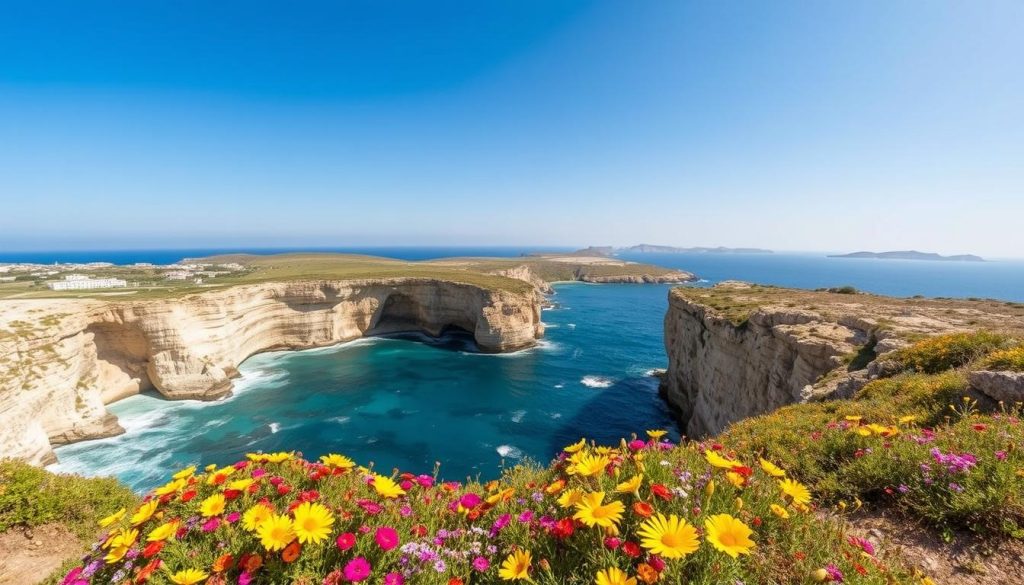 Gozo sightseeing tips at Sanap Cliffs