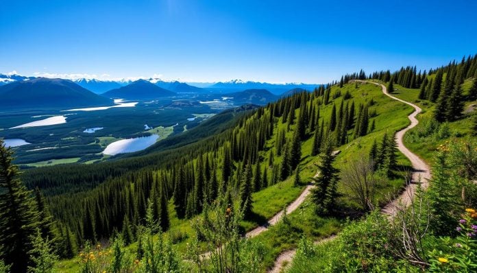 Hiking trails near Fairbanks with stunning views?