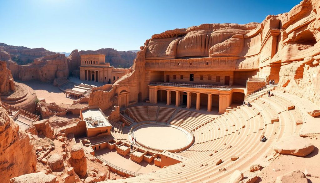 Historic Roman Theater Petra Jordan attractions