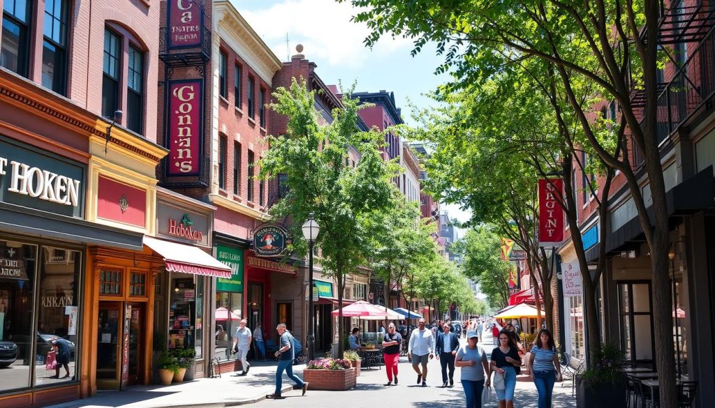 Hoboken shopping district