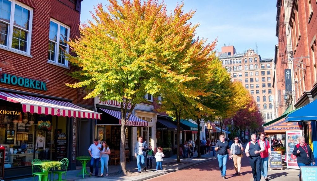 Hoboken shopping district