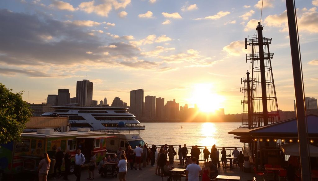 Hoboken sights at Pier 13 Hoboken sights at Pier 13
