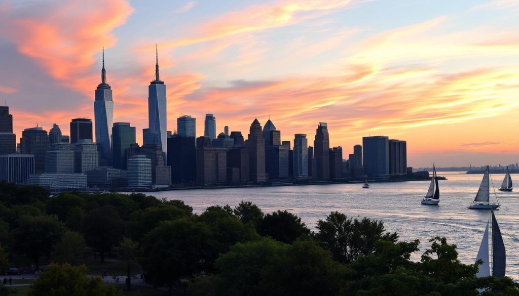 Hoboken view of NYC skyline