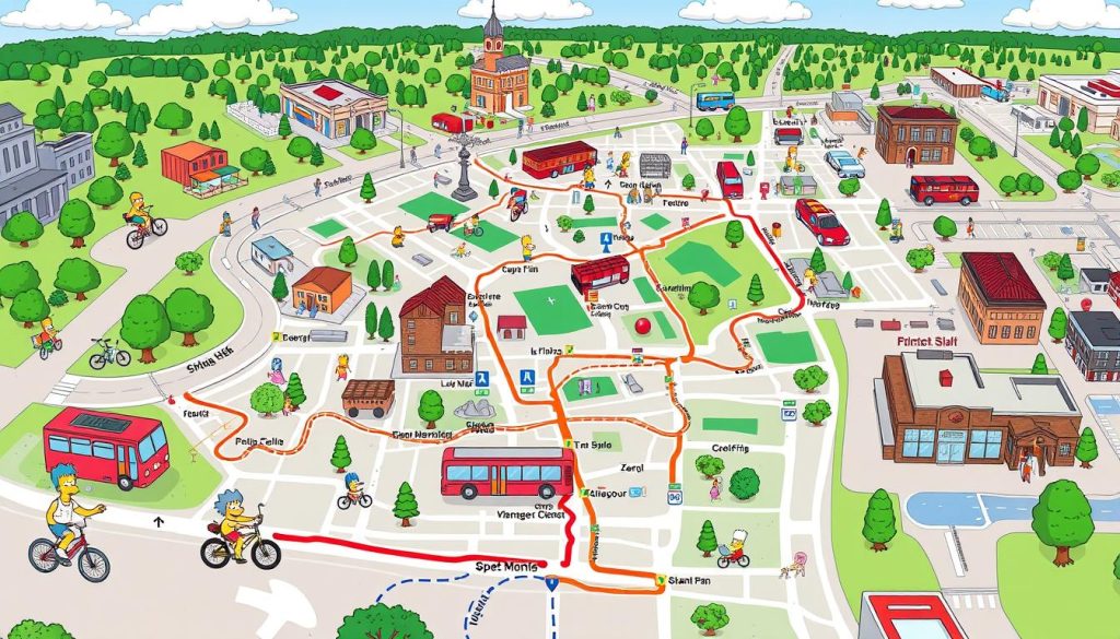 How to get around Springfield efficiently? How to get around Springfield efficiently?