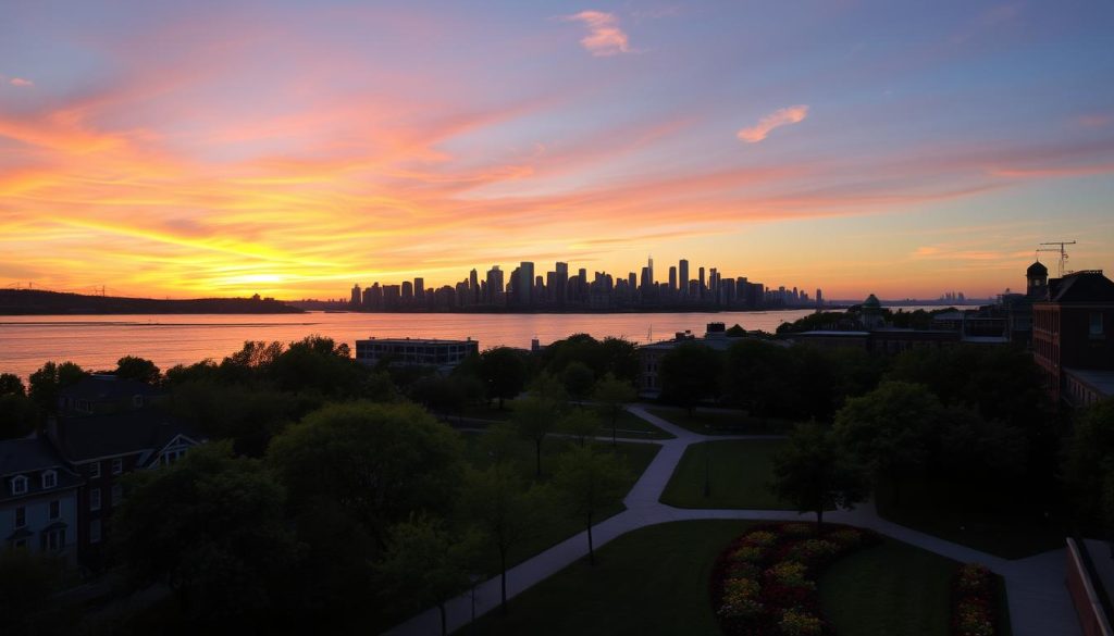 Hudson River waterfront