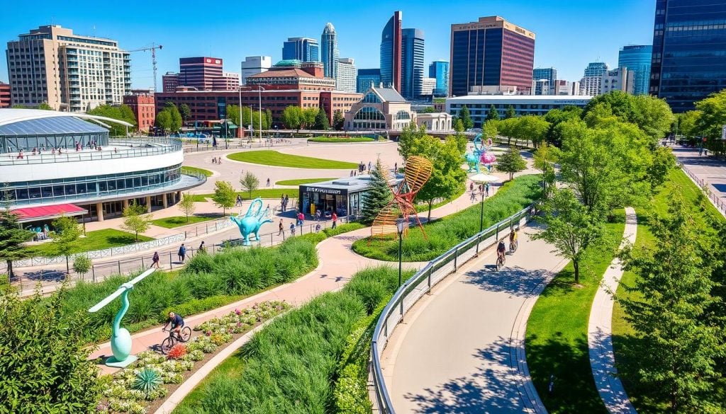 Indianapolis Cultural Trail attractions