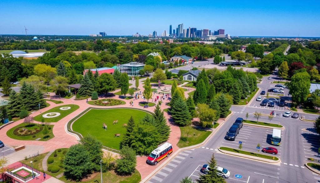 Indianapolis Zoo Location Accessibility Transportation