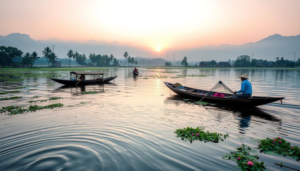 Inle Lake sightseeing