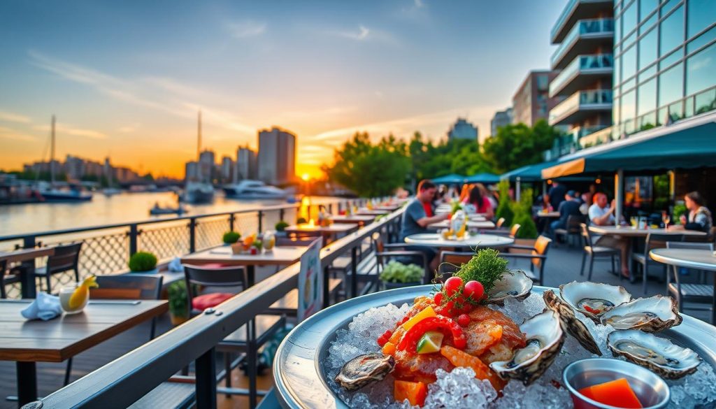 Jersey City waterfront dining seafood excellence Jersey City waterfront dining seafood excellence