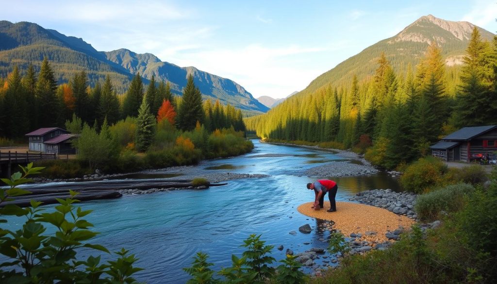 Juneau gold panning tours