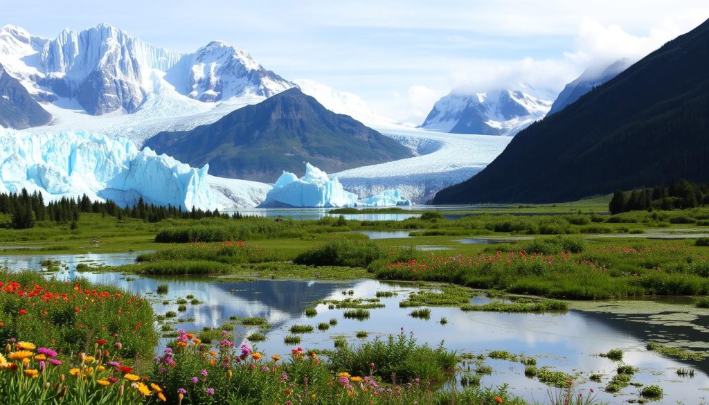 Juneau nature tours exploring glaciers and wetlands.