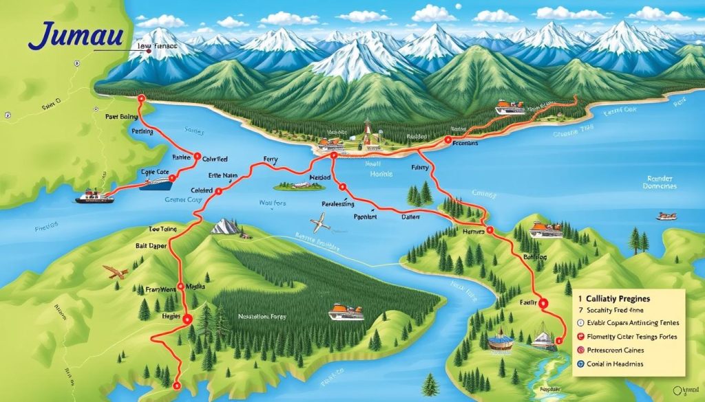 Juneau to Haines route options