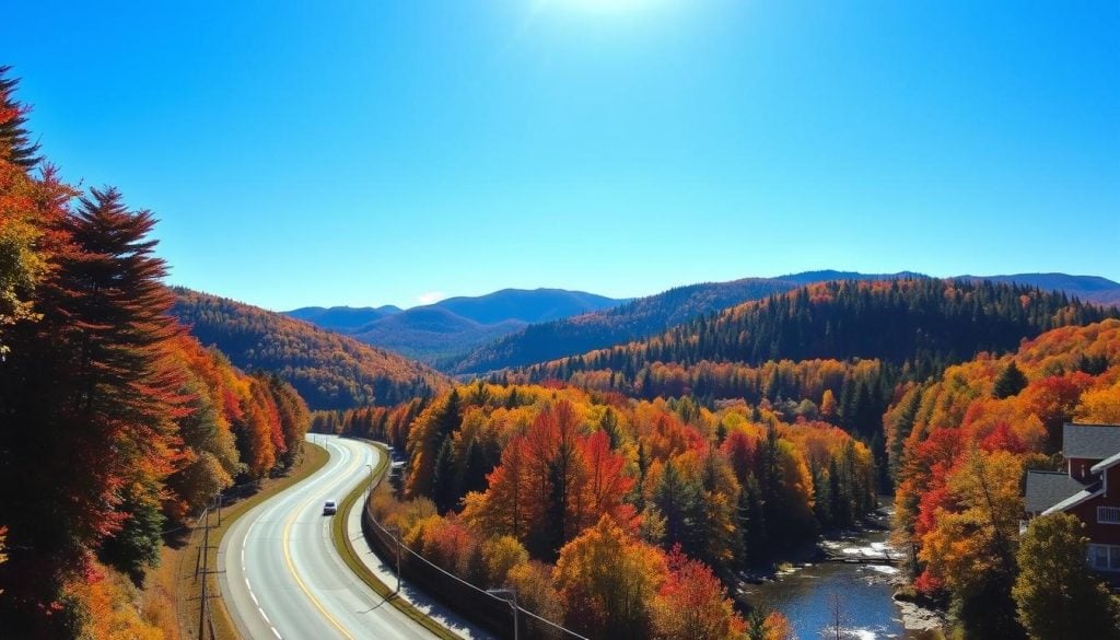 Kancamagus Highway fall foliage