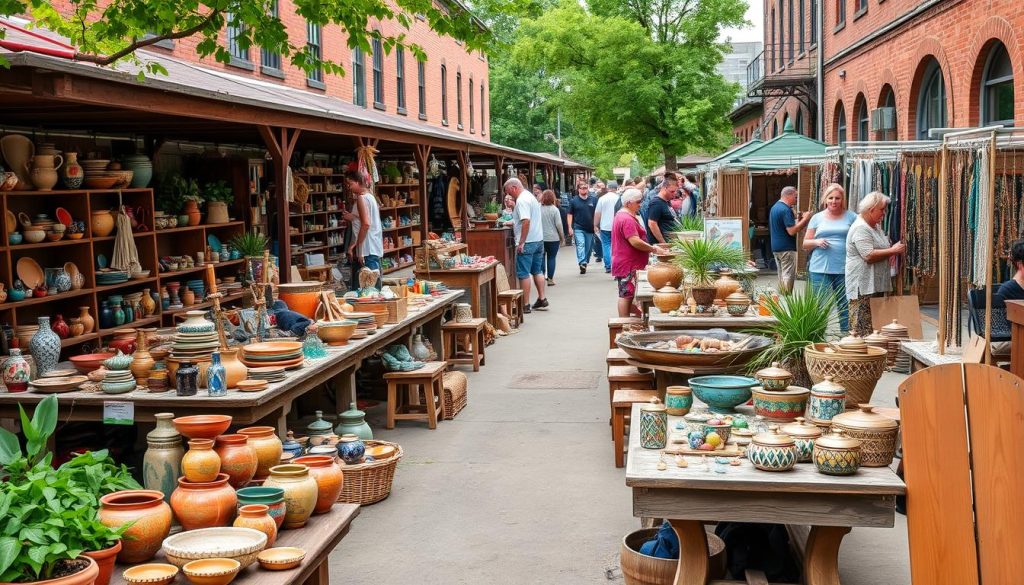 Kentucky crafts at artisan market Kentucky crafts at artisan market