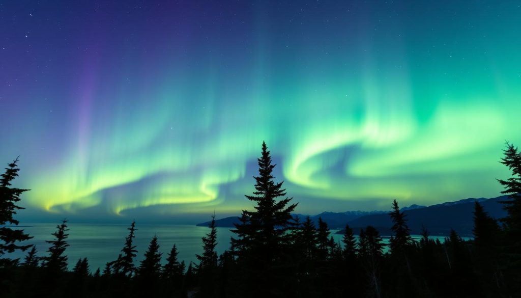 Ketchikan Aurora Borealis visibility