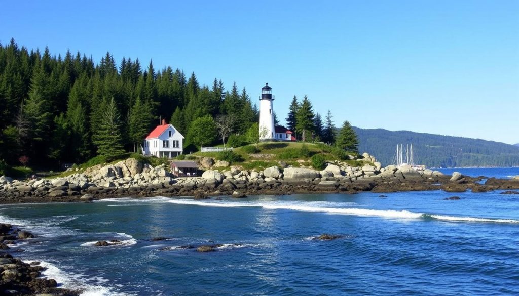 Ketchikan attractions featuring Guard Island Lighthouse Ketchikan attractions featuring Guard Island Lighthouse