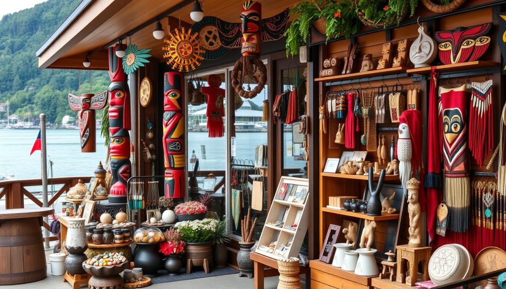 Ketchikan gift shops display cultural craftsmanship