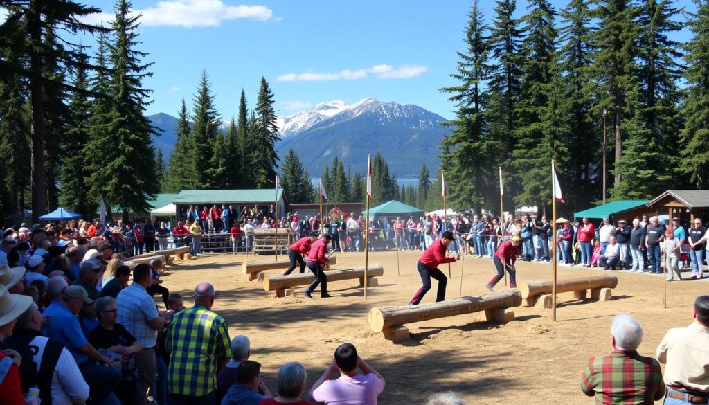 Ketchikan lumberjack show Ketchikan lumberjack show