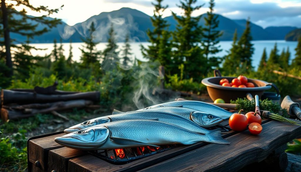 Ketchikan salmon bake with wild-caught salmon