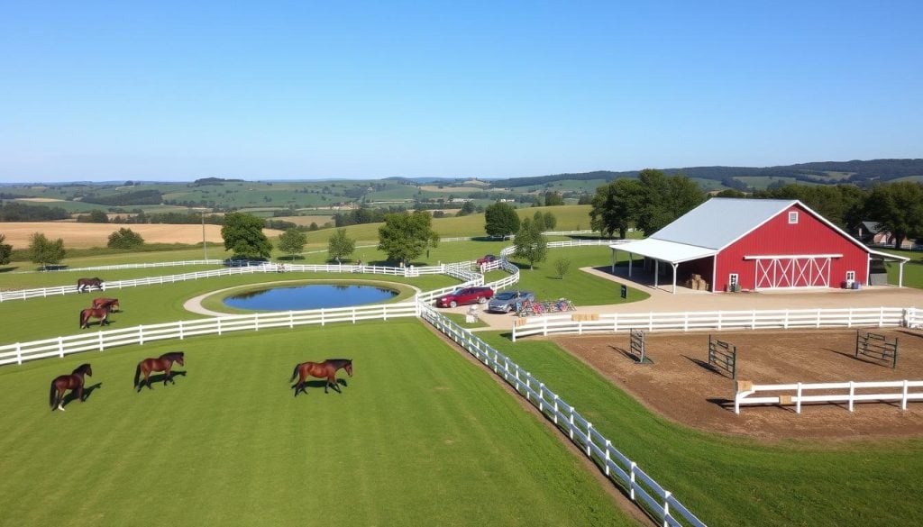 Key features of horse farms