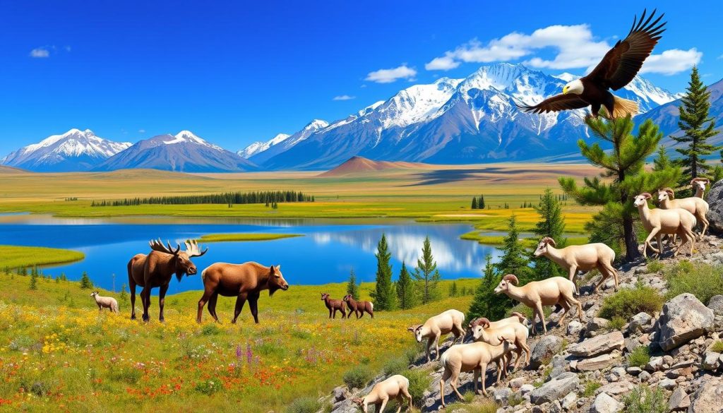 Key wildlife species in Denali