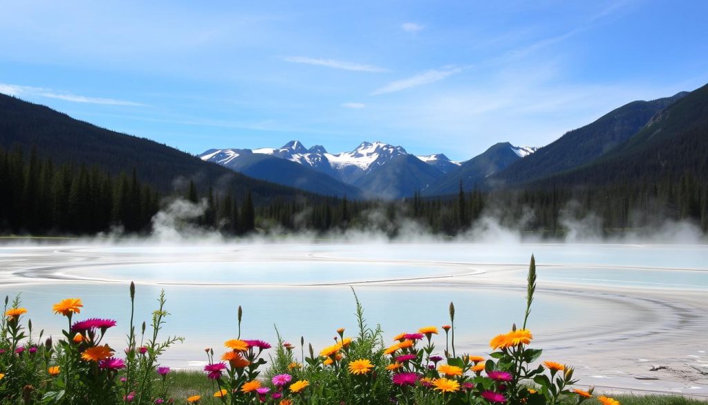 Kilo Hot Springs in the Alaskan wilderness Kilo Hot Springs in the Alaskan wilderness