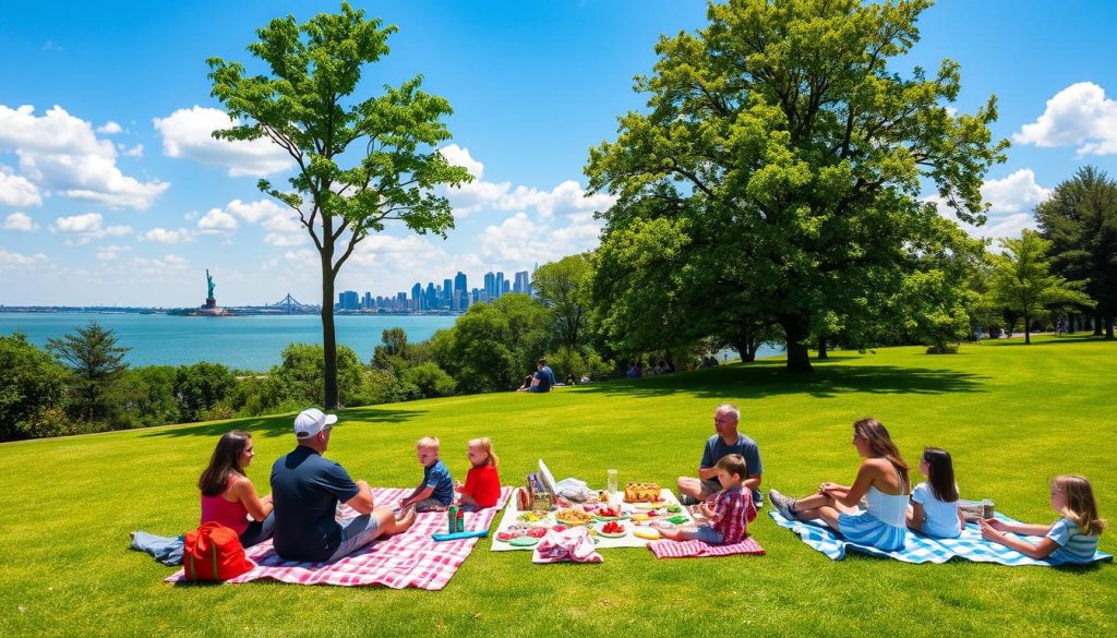 Liberty State Park picnicking Liberty State Park picnicking