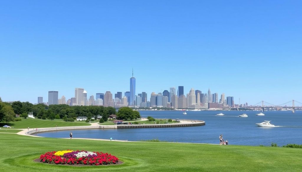 Liberty State Park views in Jersey City