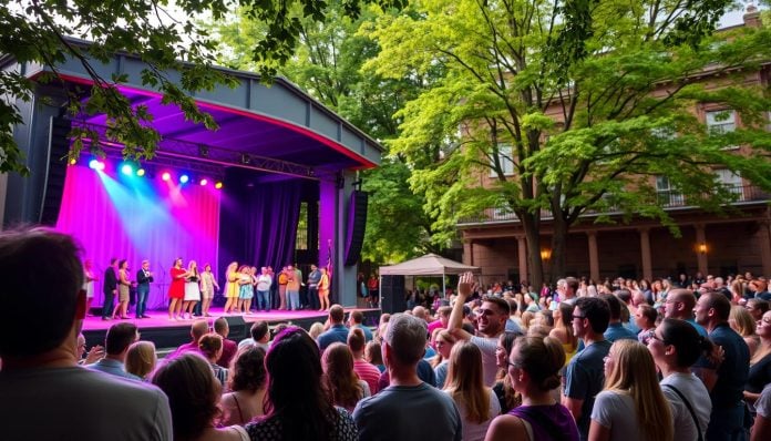 Live theater and performing arts scene in Bloomington