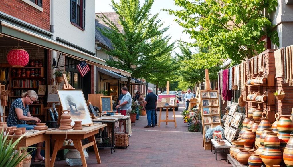 Local artisans in Bloomington