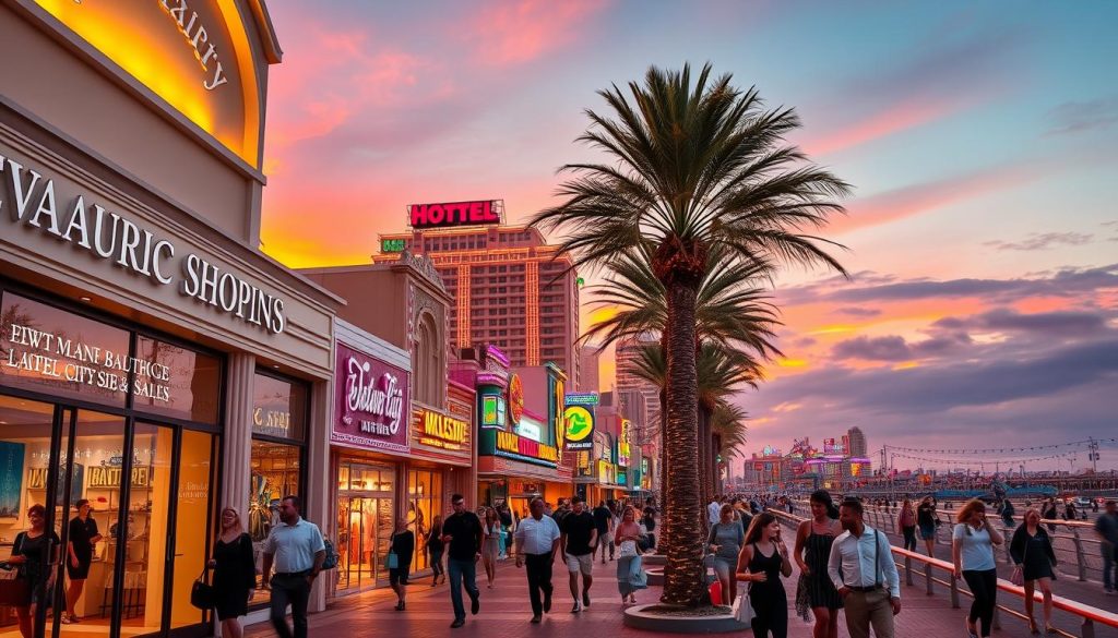 Luxury shopping in Atlantic City