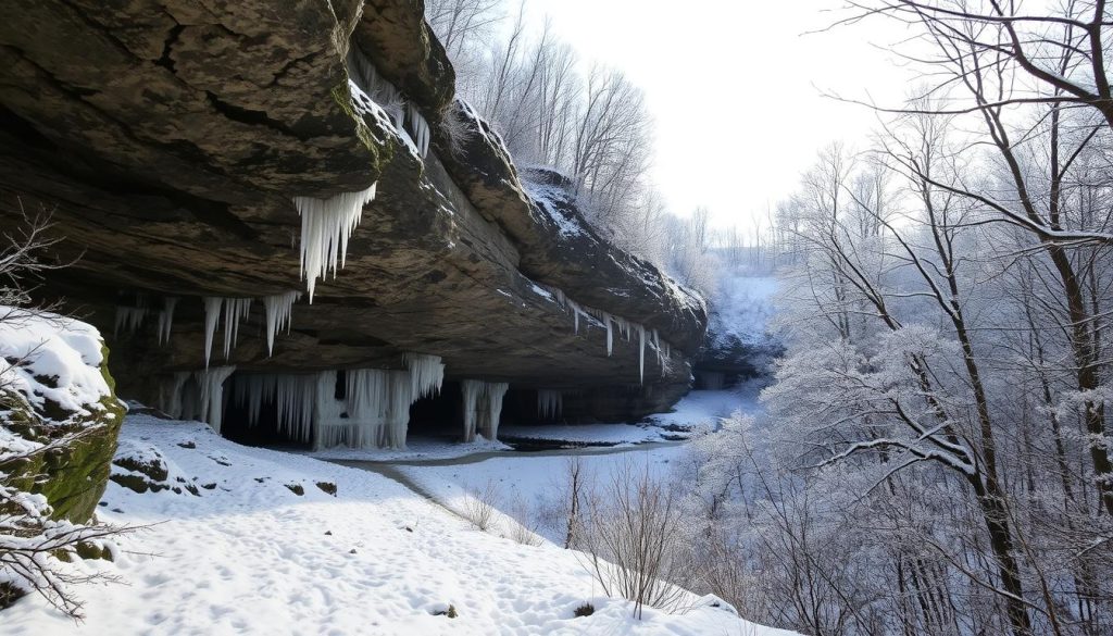 Mammoth Cave National Park in winter