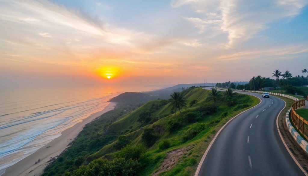 Marine Drive in Cox's Bazar Marine Drive in Cox's Bazar
