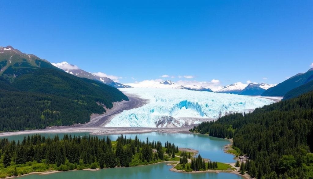 Mendenhall Glacier overview